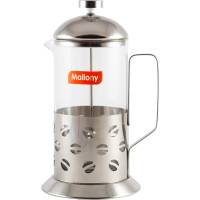 Чайник/кофейник Mallony Caff B535-1000ML кофе-пресс стеклянный 1000 мл корпус из нержавеющей стали 950081