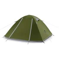 Палатка Naturehike P-Series NH18Z033-P 210T/65D трехместная, темно-зеленая 6927595783665