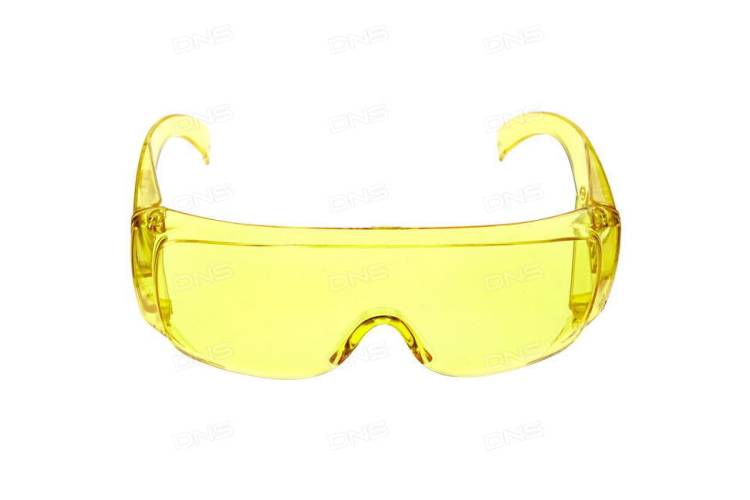 Открытые защитные очки с поликарбонатными желтыми линзами Исток ОЧК-002