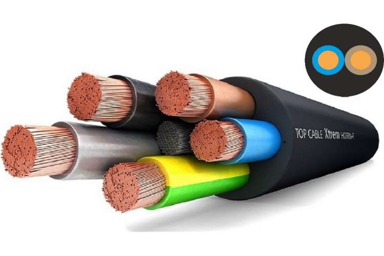 Силовой гибкий кабель H07RN-F 2x1,5 Top Cable XTREM 50 метров 3002001MR50RU