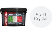 Эпоксидный состав для укладки и затирки мозаики и керамической плитки LITOKOL STARLIKE EVO S.700 CRYSTAL 2.5 кг 485460003