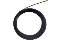 Нейлоновая кабельная протяжка TDM НКП диаметр 4мм длина 25м с наконечниками, черная SQ0590-0025