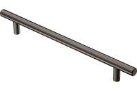 Ручка-рейлинг KERRON 12 мм, 192 мм, черный хром R-3020-192 BN