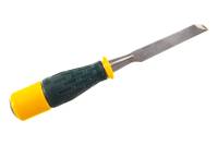Стамеска, упрочненное полотно, ударопрочная двухкомпонентная ручка, стальной затыльник для ударных работ, 14мм KRAFTOOL EXPERT 1815-14_z01