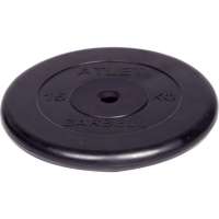 Обрезиненный диск Barbell Atlet d 26 мм, чёрный, 15.0 кг 2666