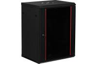 Серверный настенный шкаф W&T 15U 600х500 19 дюймов черный C156050BWTWOF