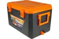 Изотермический контейнер термобокс Biostal 30 л, серый/оранжевый CB-30G