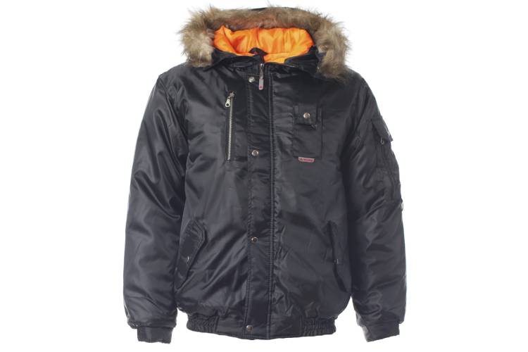 Куртка СПРУТ Аляска, черная, размер 60-62/120-124, рост 170-176, 111795