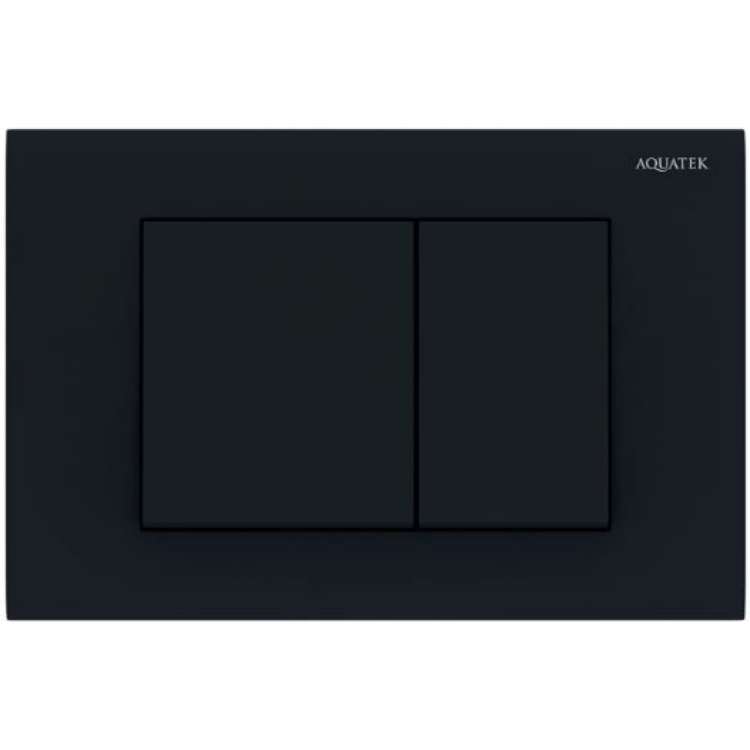 Панель смыва AQUATEK черная матовая (клавиши квадрат) KDI-0000012 (001D) 00000119405