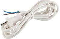 Сетевой шнур с вилкой ЭРА UX-2x0,75-5m-W 5м ПВС 2x0,75мм2 белый Б0048686