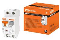 Автоматический выключатель дифференциального тока TDM АВДТ 63 2P C 20А 30мА SQ0202-0003