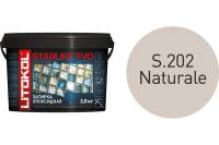 Эпоксидный состав для укладки и затирки мозаики и керамической плитки LITOKOL STARLIKE EVO S.202 NATURALE 2.5 кг 485220003