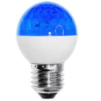 Светодиодная лампа-шар для украшения NEON-NIGHT диаметром строб e27 диам.50 синяя 411-123