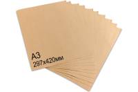 Крафт-бумага в листах А2 BRAUBERG 420 х 594 мм, плотность 78 г/м2, 100 листов 440150