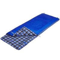 Спальный мешок с фланелью Jungle Camp Cosmic Comfort JR с подголовником, цвет синий 70917