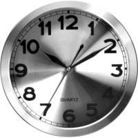 Настенные часы Apeyron, круг, металл, ø25,1 см, бесшумные с плавным ходом, батарейка 1АА ML2207-191-1