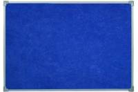 Текстильная доска в металлическом профиле BoardSYS 100х120 см, синяя 20Т*120 син