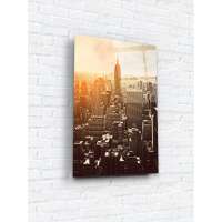 Картина на стекле ARTABOSKO закат на Манхэттене 40x60 OM-02-96-04