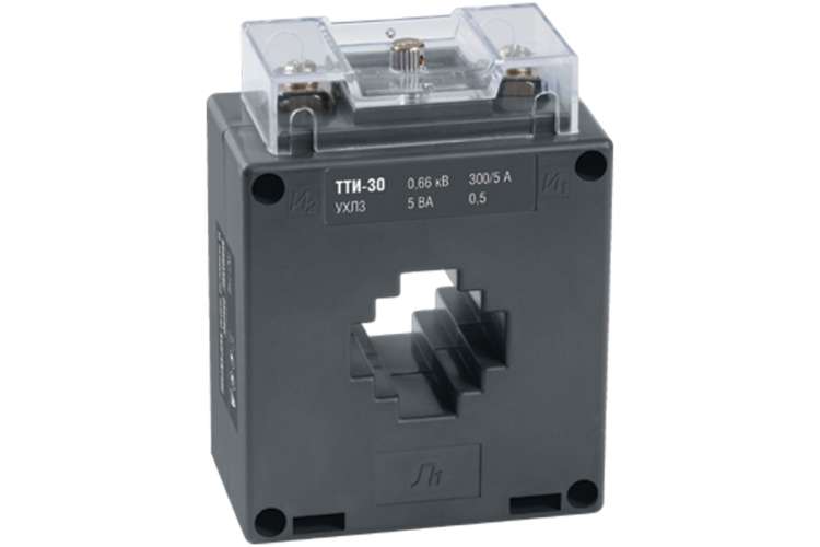 Трансформатор IEK ТТИ-30, 300/5А, 5ВА, класс точности 0.5, ИЭК, ITT20-2-05-0300