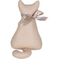 Напольный мягкий стоппер для дверей Кошка Китти бежевого цвета BOGACHO 22678/кремовый