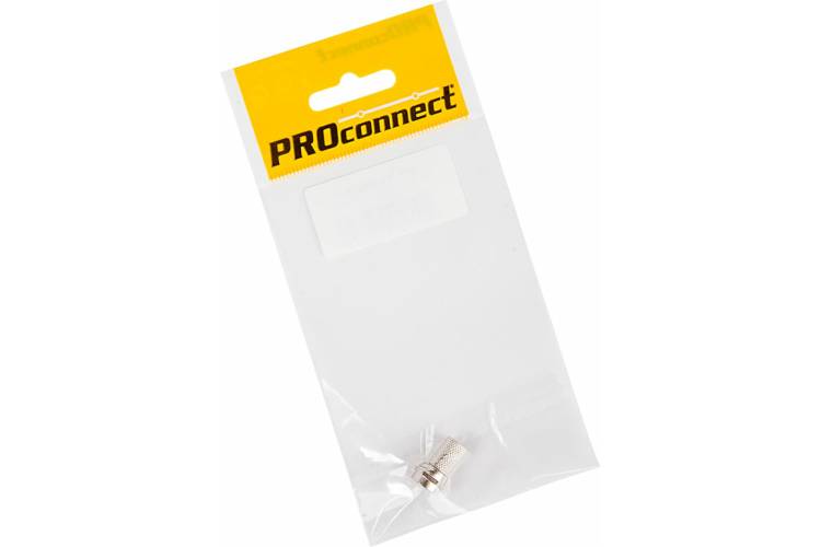 Антенный разъем на кабель PROCONNECT штекер F для кабеля RG-6 05-4003-6-7