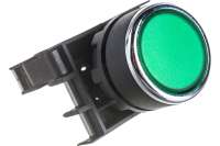 Нажимная кнопка Emas круглая, зелёная, 1НО, серия B, 250В AC, 4А B100DY