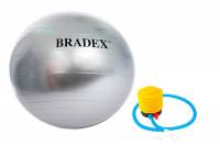 Мяч для фитнеса BRADEX ФИТБОЛ-75 с насосом SF 0187