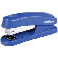 Степлер BERLINGO Universal №24/6, 26/6 до 30 листов, пластиковый корпус, синий H31001