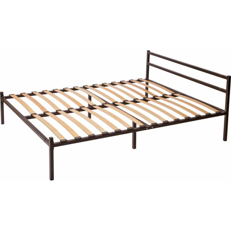 Разборная кровать Элимет 1600x2000 мм металлическая с опорами и спинкой БП-00002059