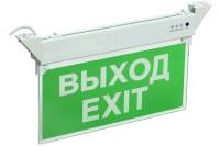 Аварийно-эвакуационный светодиодный светильник IEK ССА 2101 3ч, 3W, ВЫХОД-EXIT, IP20 LSSA0-2101-3-20-K03
