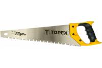 Ножовка Aligator 7 TPI трехсторонняя заточка TOPEX 10A441