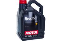 Синтетическое масло Specific LL-04 BMW 5W40 5л MOTUL 101274