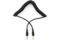 Аудио кабель Cablexpert Jack 3.5/Jack 3.5, 2 м, спиральный CCA-405-6