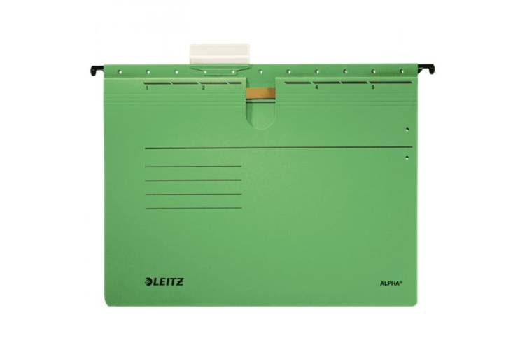 Подвесная папка-скоросшиватель Leitz ALPHA зеленый 19840155