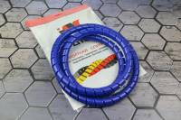 Защитная пластиковая спираль Урдюга d20мм синяя пакет 2м URСП20С02