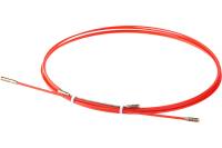 Протяжка для кабеля мини OlmiOn УЗК d=3,5 мм L=3 м в бухте, красный СП-Б-3,5/3