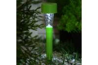 Садовый фонарь Luazon на солнечной батарее "Трапеция", 30 см, d=4.5см,1 led, пластик, зеленая ножка 2997284