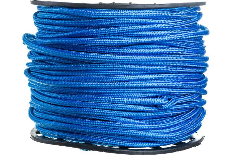 Плетеная веревка ЭБИС п/п 10 мм 200 м синяя 182