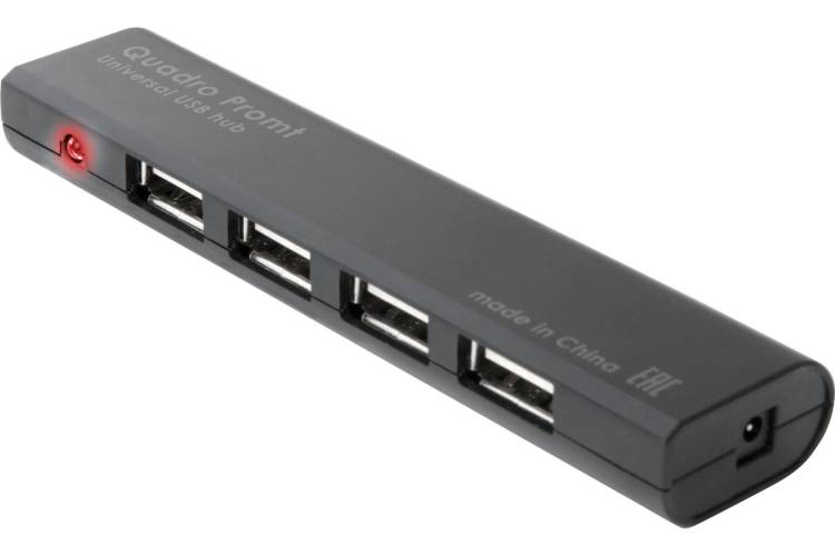 Универсальный USB разветвитель Defender Quadro Promt USB 2.0, 4 порта 83200