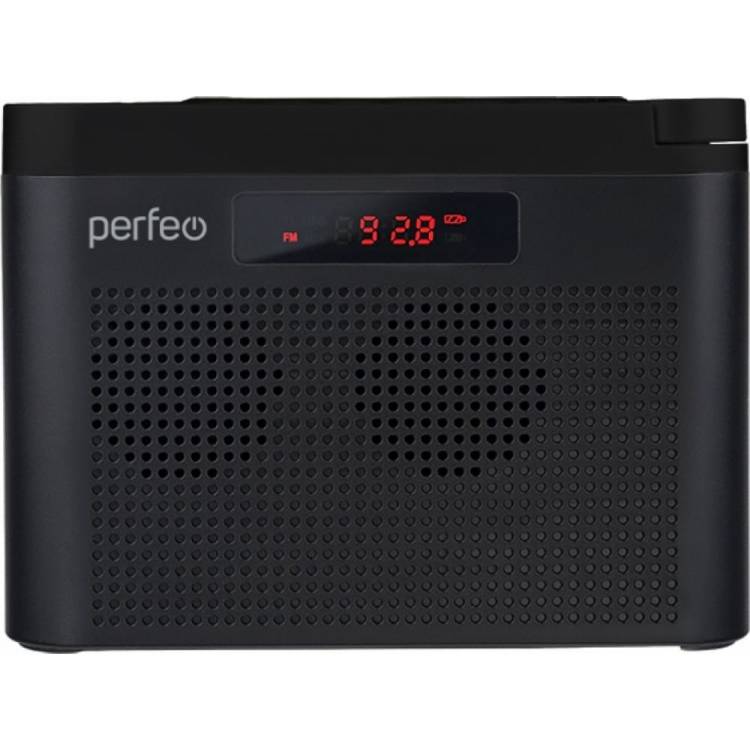Цифровой радиоприемник Perfeo ТАЙГА FM MP3 встроенный аккумулятор, USB черный 30015159