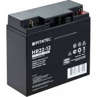 Аккумулятор 12 В, 22 Ач Pitatel HR22-12