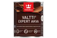 Лазурь TIKKURILA VALTTI EXPERT AKVA высокоэффективная защитная, полуматовая, сосна 0,9л 700009576