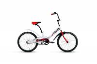 Велосипед FORWARD SCORPIONS 20 1.0, рама 10.5, белый/красный RBKW15N01003