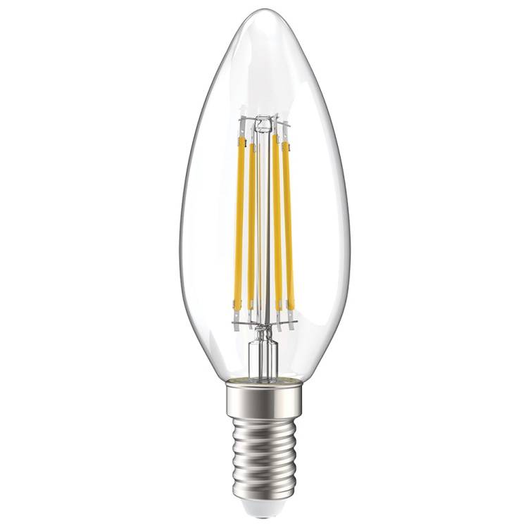 Лампа IEK серия 360, LED, C35, свеча, прозрачная, 5вт, 230В, 4000К, E14 LLF-C35-5-230-40-E14-CL