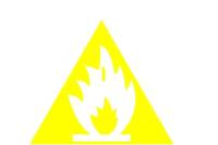 Знак Пожароопасно TDM 150х150мм SQ0817-0025