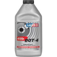Тормозная жидкость LUXE dot-4, 455 г, серебристая канистра 650