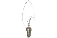 Лампа накаливания свеча прозрачная TDM 40 Вт-230 В-Е14 SQ0332-0009