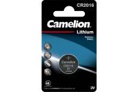 Литиевая батарейка Camelion CR2016 BL-1, 3V 3068