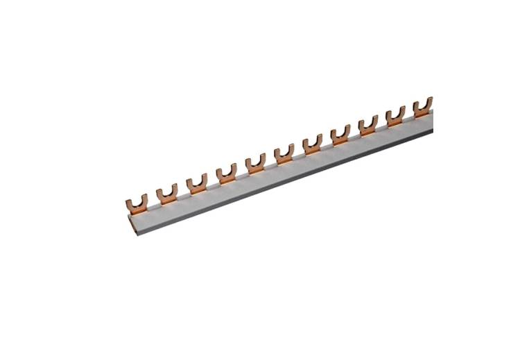Соединительная шина EKF типа FORK для 2-фазной нагрузки, 100А, 54 модуля fork-02-100