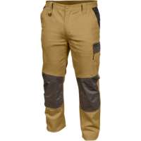 Рабочие штаны HOEGERT TECHNIK EDGAR бежевые, размер XL HT5K276-1-XL